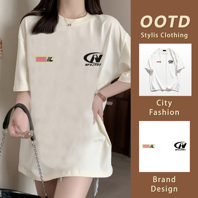 เสื้อยืดสีล้วน คอกลมแขนสั้น cotton นุ่มสบาย สไตล์เรียบง่าย แฟชั่น สไตล์หนุ่มอวบสาวอวบ YG269