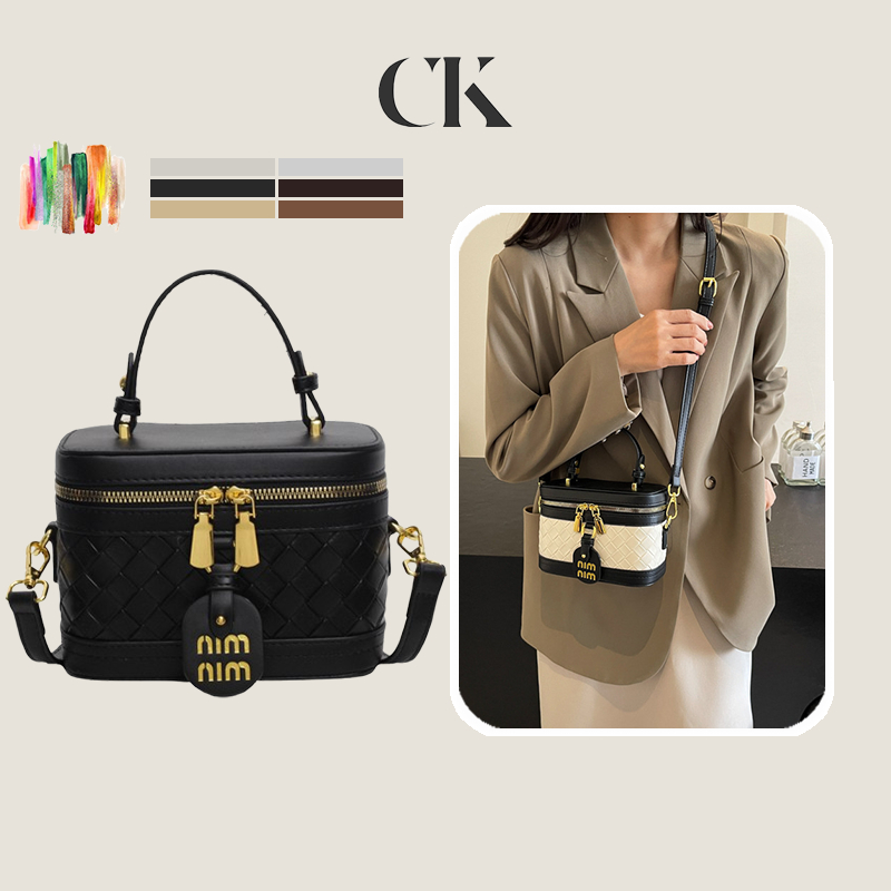 CINVAI&KROZE กระเป๋าสะพายข้างอเนกประสงค์ระดับไฮเอนด์ความจุขนาดใหญ่กระเป๋าสี่เหลี่ยมเล็กอินเทรนด์