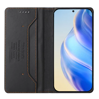 SAMSUNG หรูหราสําหรับsamsung Galaxy A12 M12 F12 A32 A22 A23 A42 5G A51 A71 A22 A32 M13 4G M42 M23 F23 5Gแม่เหล็กล็อคกระเป๋าสตางค์หนังPUฝาครอบกรณี
