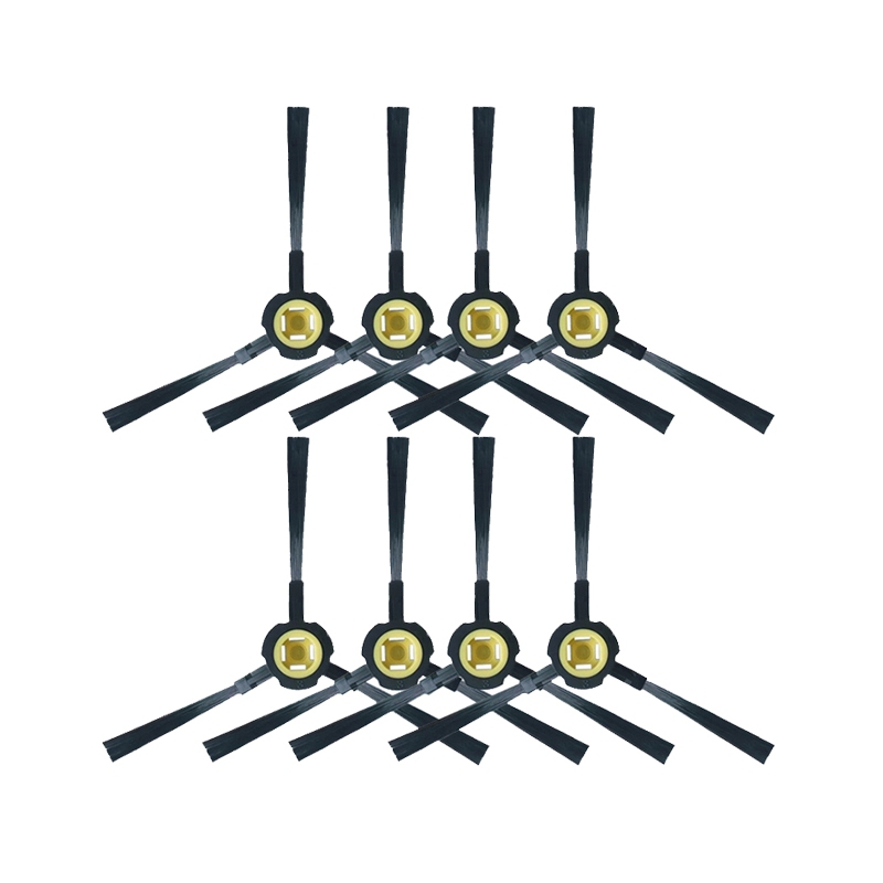 แปรงด้านข้างเข้ากันได้กับอะไหล่เครื่องดูดฝุ่นหุ่นยนต์ ilife A20 T20S