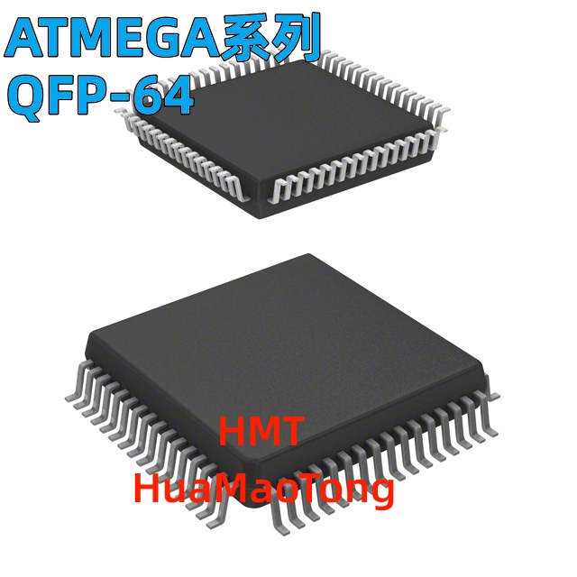 1 ชิ้น/ล็อต ATMEGA64-16AU ATMEGA64A-AU ATMEGA64L-8AU ATMEGA165A-AU ATMEGA165PV-8AU ATMEGA165PA-AU QF