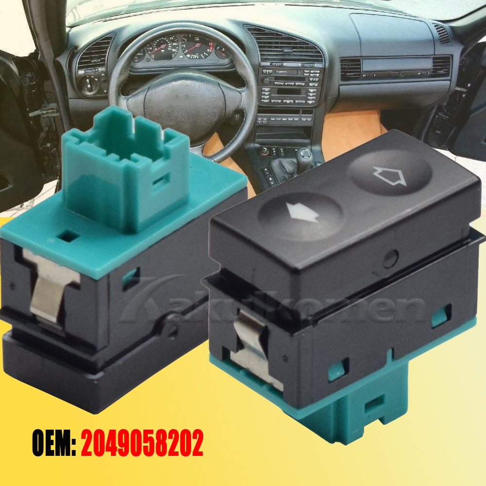 61318365300 Sunroof ไฟฟ้าหน้าต่างปุ่มสวิทช์เปลี่ยนเหมาะสําหรับ BMW E36 318i 318is 325i 328i M3 Z3 อะไหล่รถยนต์
