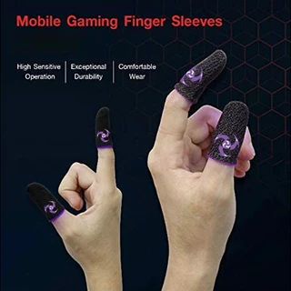 Hy Gaming Finger Sleeve Nano Fiber Breathable Sweatproof Gaming Thumb ถุงมือบางสําหรับ Pubg