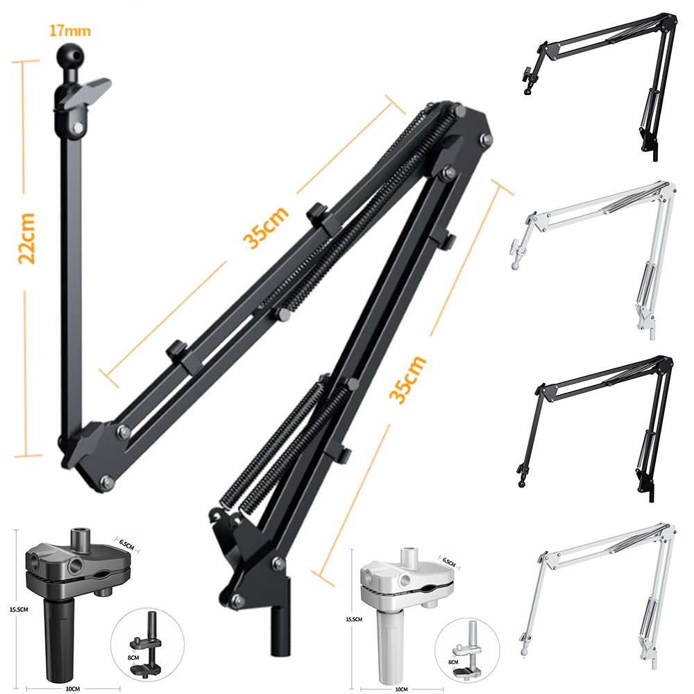 Lazy ที่วางโทรศัพท์มือถือ Extension Cantilever Holder ที่วางแท็บเล็ตข้างเตียงอุปกรณ์เสริม 35 Cantilever Holder Universal 17mm Ball End