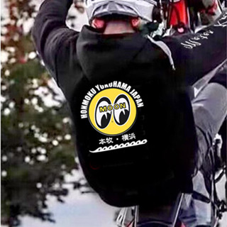 [สต๊อกพร้อมผ้าฝ้ายแท้] เสื้อสเวตเตอร์มีฮู้ดย้อนยุคอเมริกันสเ…