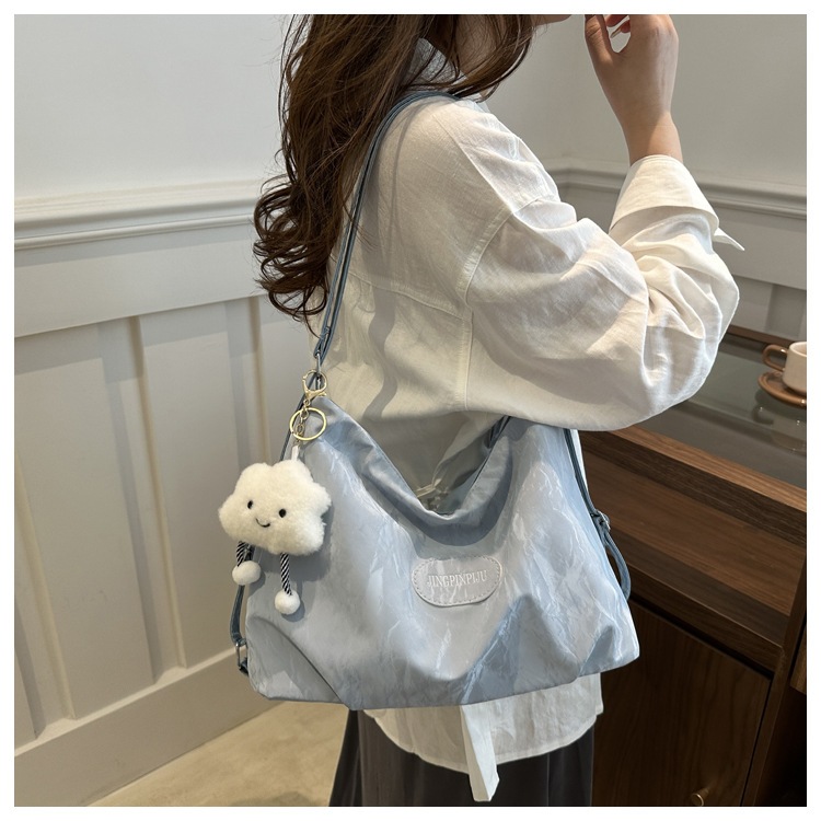 ALAIWARE แฟชั่นเกาหลี สไตล์ลำลอง กระเป๋าสะพายข้างสำหรับผู้หญิง ราคาถูก Shopee Lazada