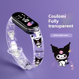 🕒✨【นาฬิกาคุโรมิ】ดิจิตอลเด็กสไตล์การ์ตูนสว่างไฟ+กันน้ํา ขนาดก…