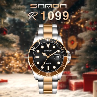 SANDA R1099/in stock Root Beer Unisex Limited Time Sale Waterpoof Luminous Luxury Business Fashion Watches【Ryle Paolo Tan Exclusive】