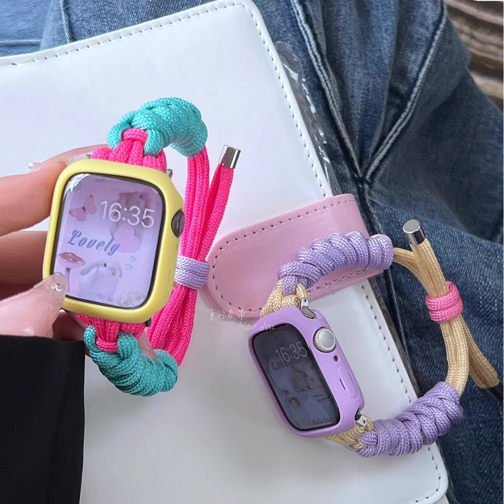 Twisted Rope Strap Case For Huawei Watch Fit 3 สาย Huawei Watch fit 3 Case Silicone Huawei Watch fit Strap Huawei Fit 2 สาย Huawei Fit New เคส Huawei Fit SE Strap Soft Huawei Fit 3 เคส Replacement สาย Huawei Watch fit 2 Strap Huawei Watch Fit 3 Case