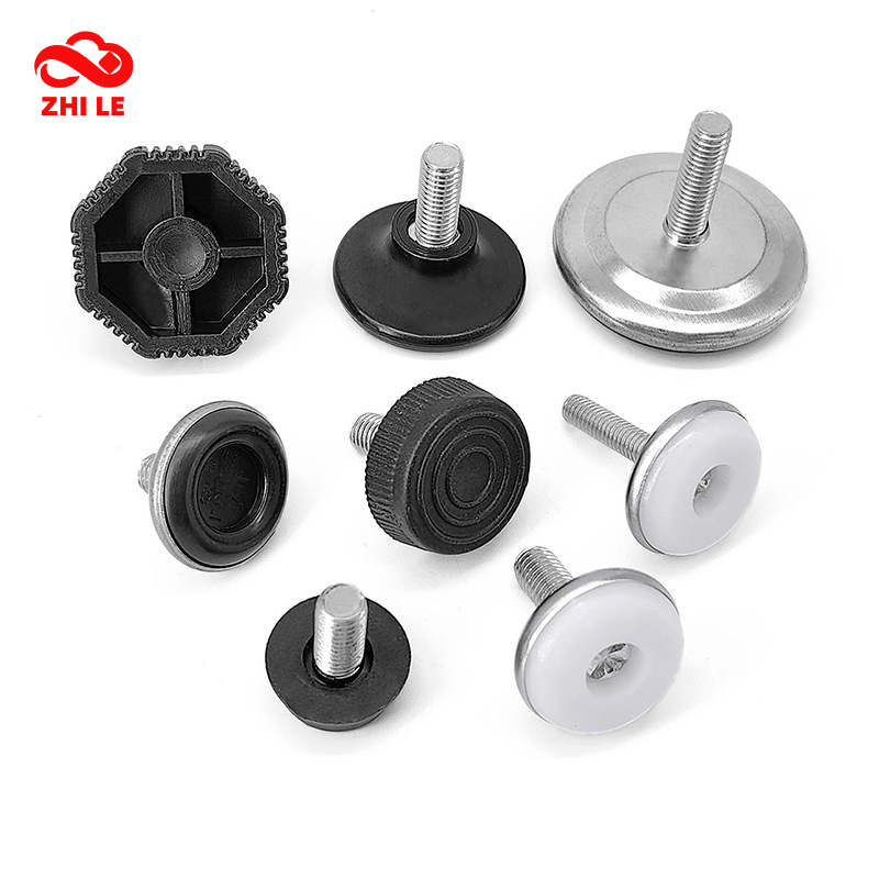 M6 M8 M10 ปรับระดับความสูงได้โต๊ะเก้าอี้สกรูขยายเท้าเฟอร์นิเจอร์ฟุต stopper leveler anti slip protector ตู้พับขาขาตั้ง