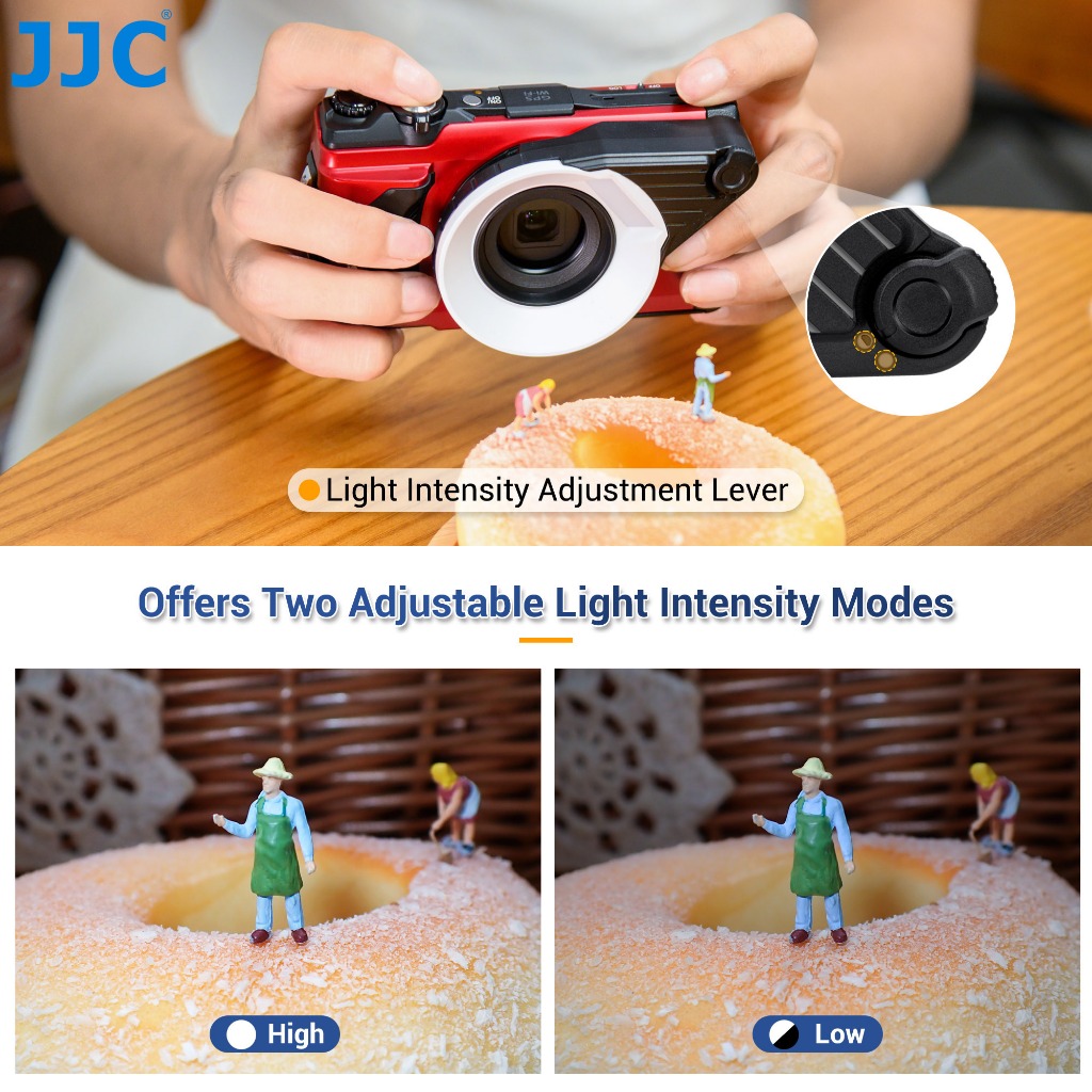 JJC แฟลชกระจายแสง Flash Diffuser สําหรับ Olympus Tough TG-7 TG-6 TG-5 TG-4 TG3 TG2 TG-1 TG7 TG6 TG5 TG4 TG3 2 1, กล้องเปลี่ยน Olympus FD-1 ใต้น้ําการถ่ายภาพอุปกรณ์เสริม