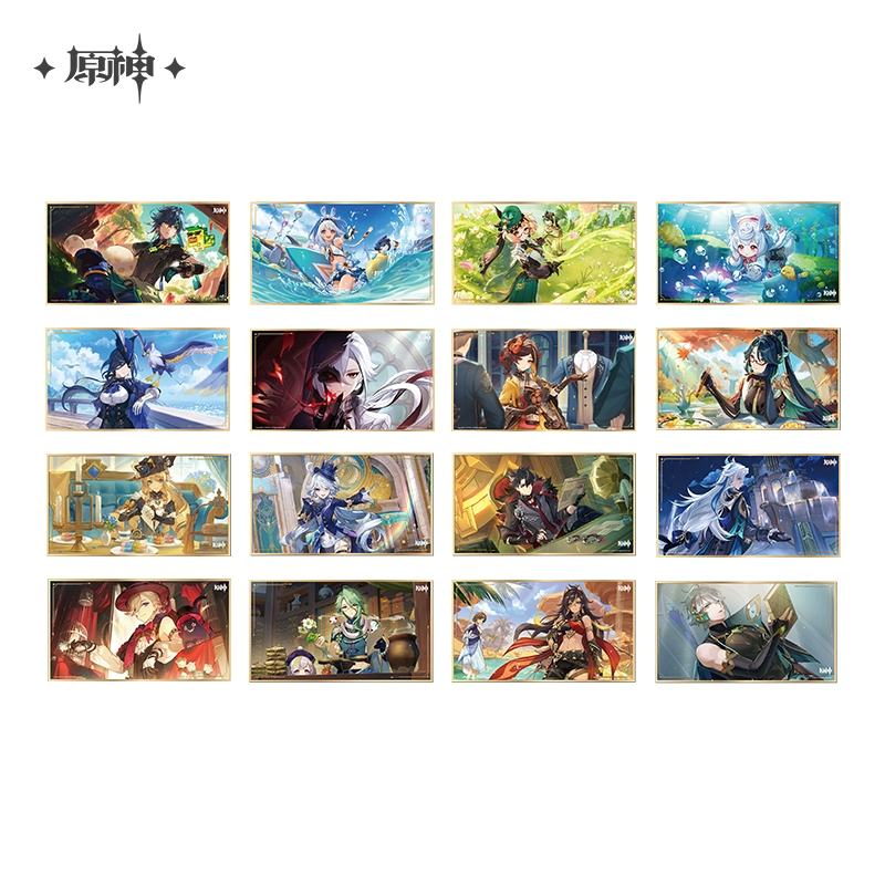 Sunsyea Genshin Impact สินค้าอย่างเป็นทางการ miHoYo Original Authentic Theme Series กระดาษสี Nahida Wanderer Nilou Ayato Yelan