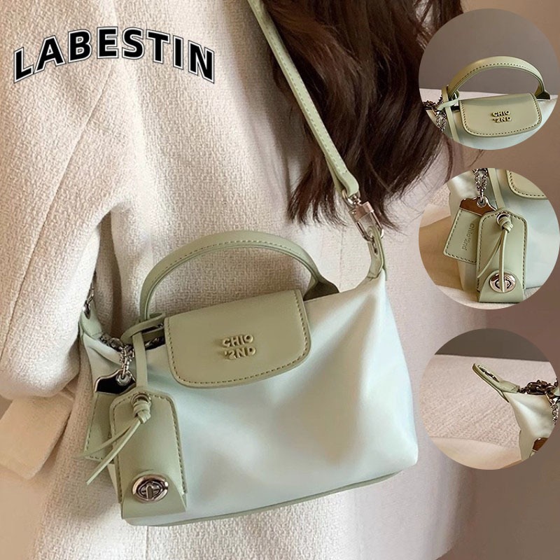 LABESTIN กระเป๋าสะพายคู่สำหรับผู้หญิงสไตล์ใหม่กระเป๋าเดินทางเดี่ยวไหล่ Crossbody Macaron กระเป๋าถือ