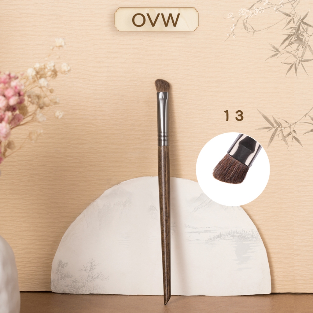 Ovw แปรงแรเงามุมหัวแบนขนาดกลาง XQ13