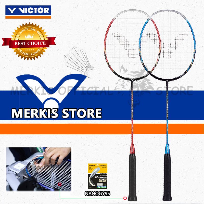 ของแท้ 100%VICTOR Challenger 9500 ไม้แบดมินตันคาร์บอนไฟเบอร์น้ําหนักเบาพิเศษ 9500S 9500D 9500C 9500F