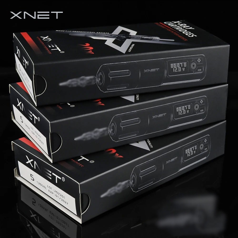 XNET 20 PC X-RAY Tattoo Supplies Tattoo เครื่องมือสําหรับศิลปิน, Disposable Tattoo Liner Shader สําห