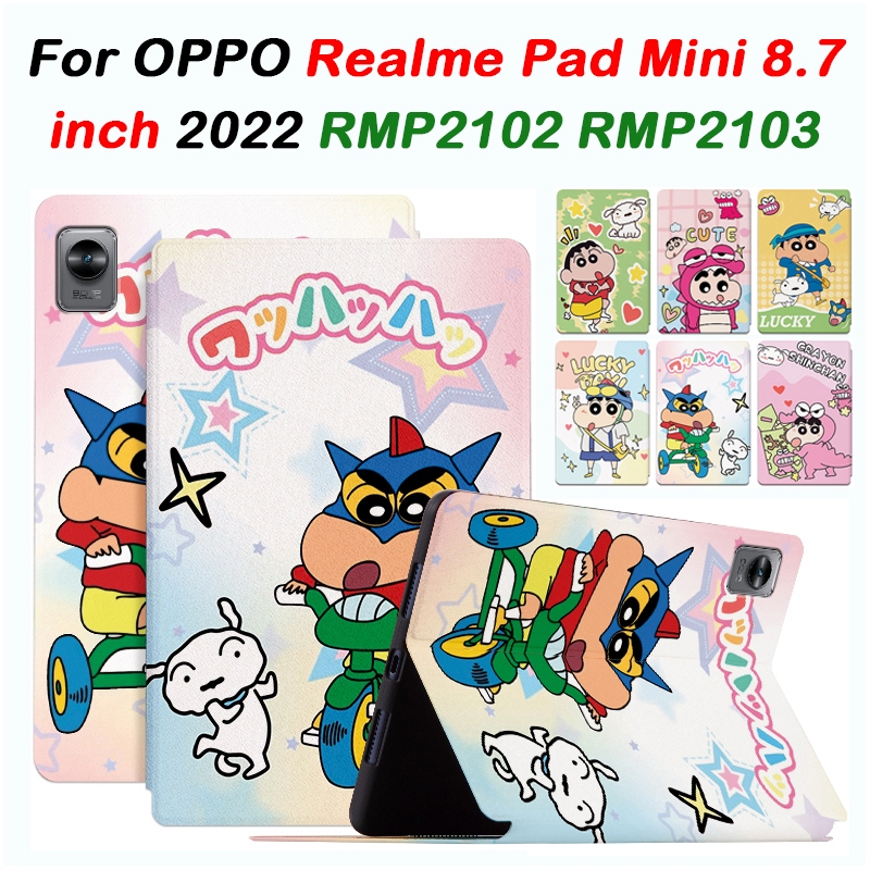 สําหรับRealme Pad Mini 8.7 นิ้ว 2022 RMP2105 RMP2106 แฟชั่นน่ารักการ์ตูนหนังTPU Drop Resistanceกรณีแ