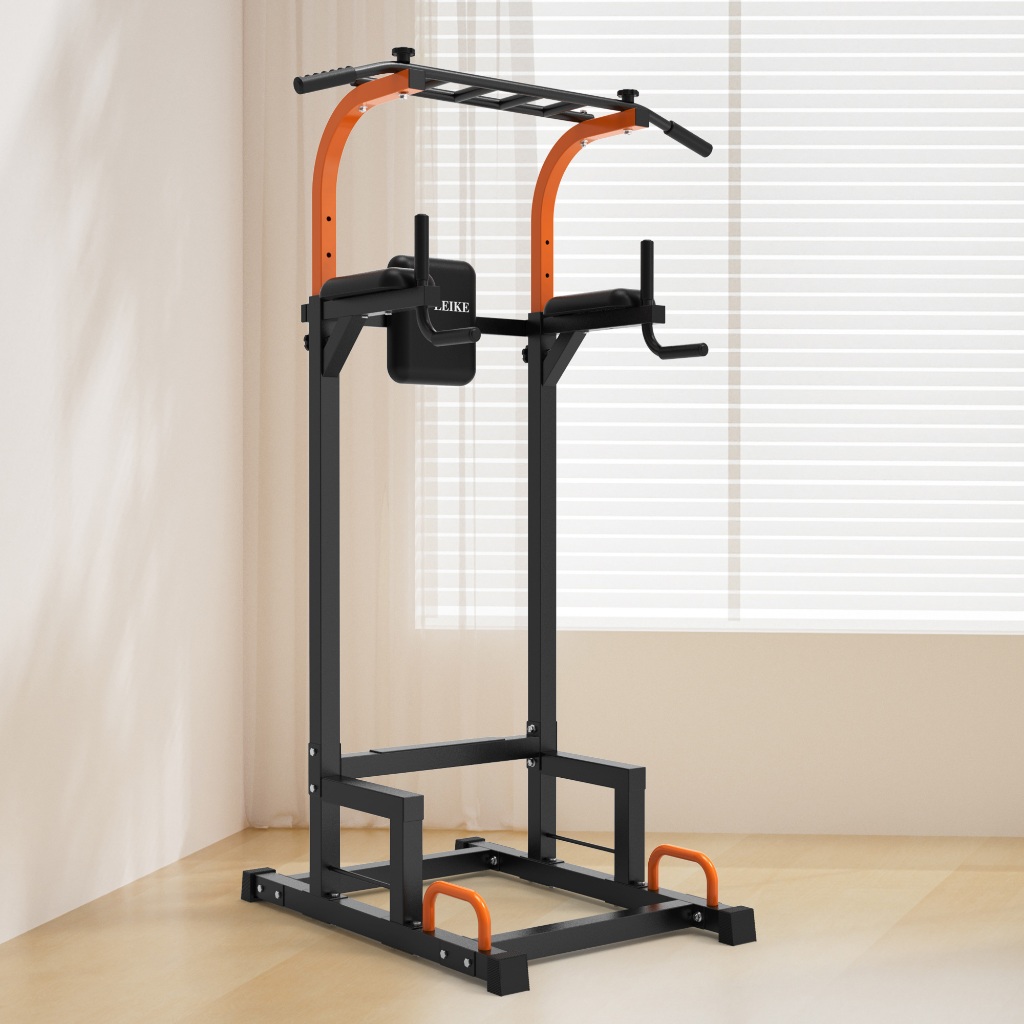 Leikefitness บาร์โหน บาร์ดึงข้อ บาร์โหนตั้งพื้น ปรับความสูงได้ 9 ระดับ มี Dip Station ฐานวิดพื้นและที่รองหลัง