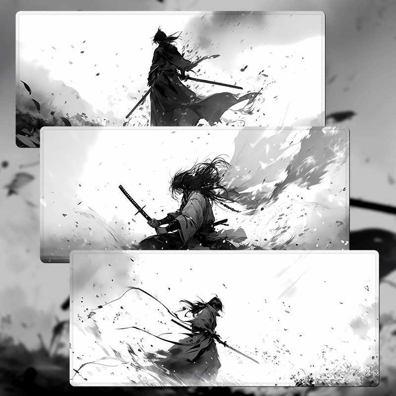 แผ่นรองเมาส์ขนาดใหญ่พิมพ์ลายอนิเมะ - พื้นผิวหนาทนทานสําหรับเล่นเกมและทํางาน