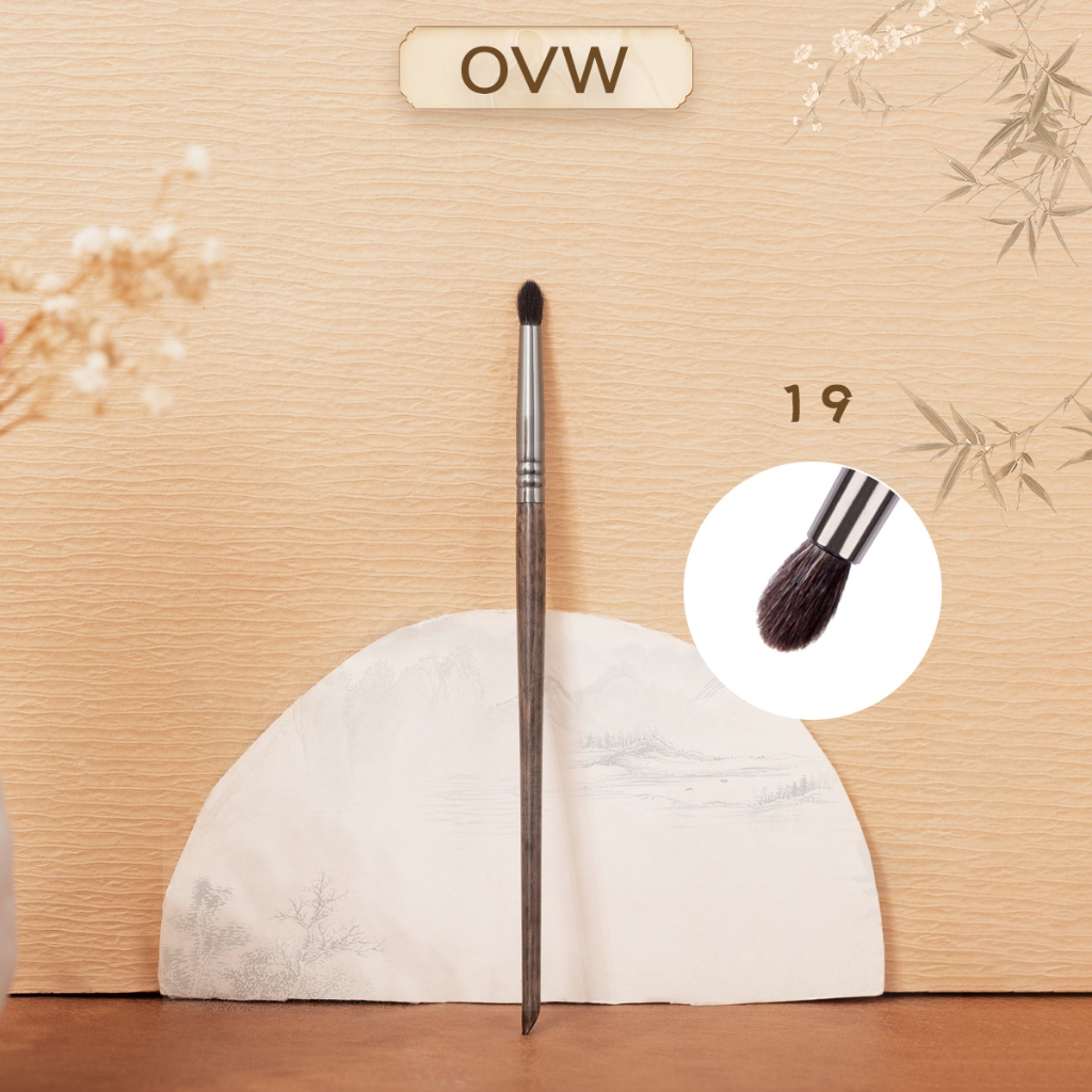Ovw Goat Hair Small Precision Pointed Shader แปรงแต่งหน้า Mini Blender Beauty Pencil Brush XQ19