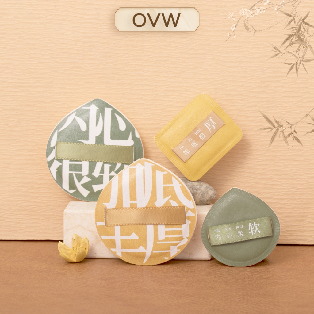 Ovw พัฟฟองน้ําแต่งหน้า แบบแห้งและเปียก