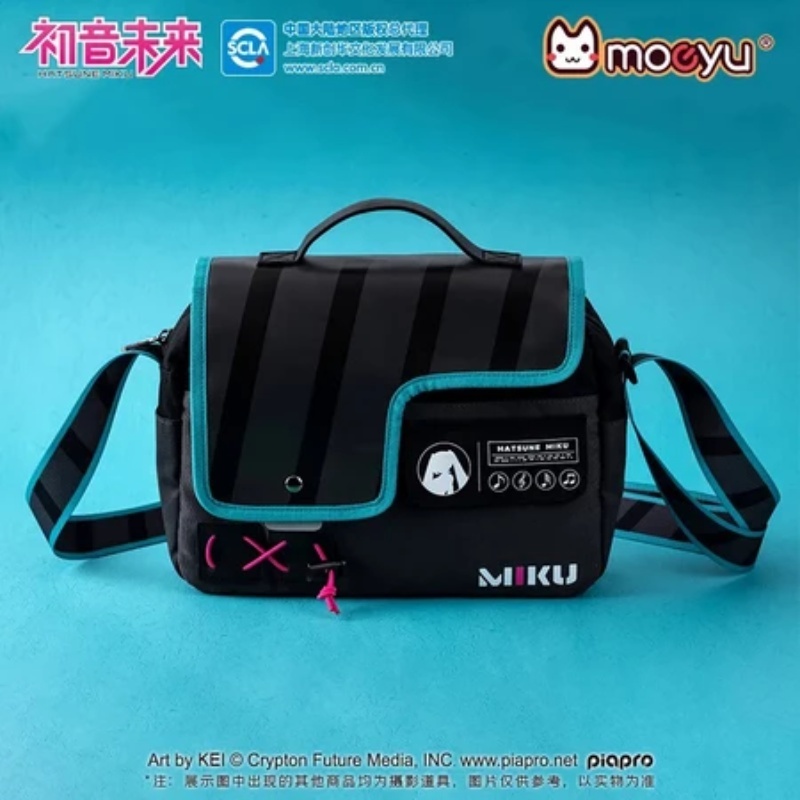 Perfect Moeyu อะนิเมะ Miku Messenger Crossbody Vocaloid คอสเพลย์นักเรียนโรงเรียน Hatsune กระเป๋าถือ