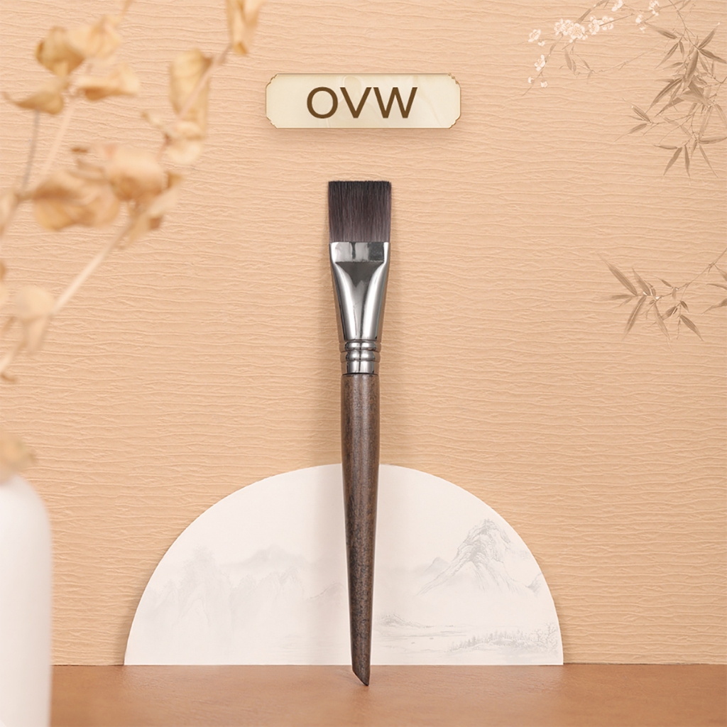 Ovw อุปกรณ์แต่งหน้าแปรงแต่งหน้าขนแปรงสังเคราะห์ 1 ชิ้น N85