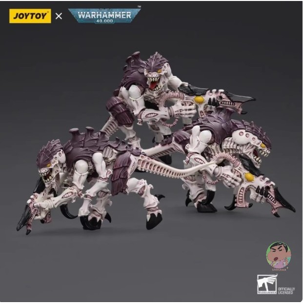 JOYTOY Warhammer 40K Tyranids Hive Fleet Leviathan Termagant พร้อม Fleshborer 3 Pack