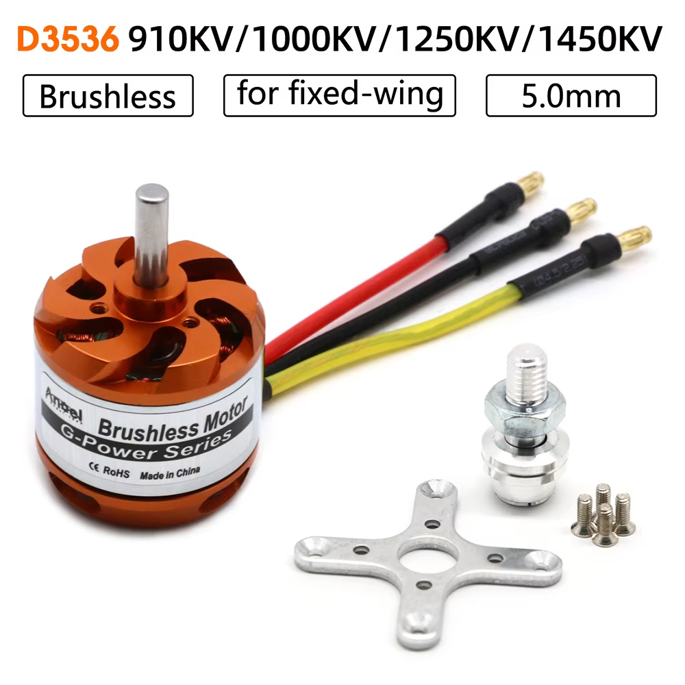 D3536 910KV 1000KV 1250KV 1450KV มอเตอร์ Outrunner แบบไม่มีแปรงสําหรับ Mini Multicopters RC เครื่องบินเฮลิคอปเตอร์