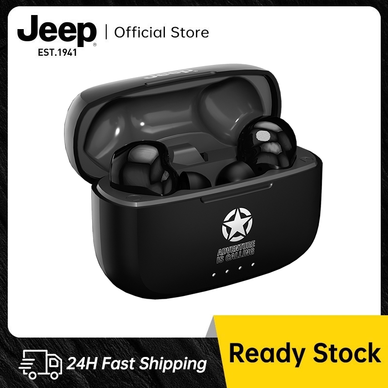 Jeep EW117 หูฟังไร้สาย บลูทูธ 5.4 เสียงดี HD Calls ตัดเสียงรบกวน ANC IPX5 กันน้ํา หูฟังบลูทูธ พร้อมไ