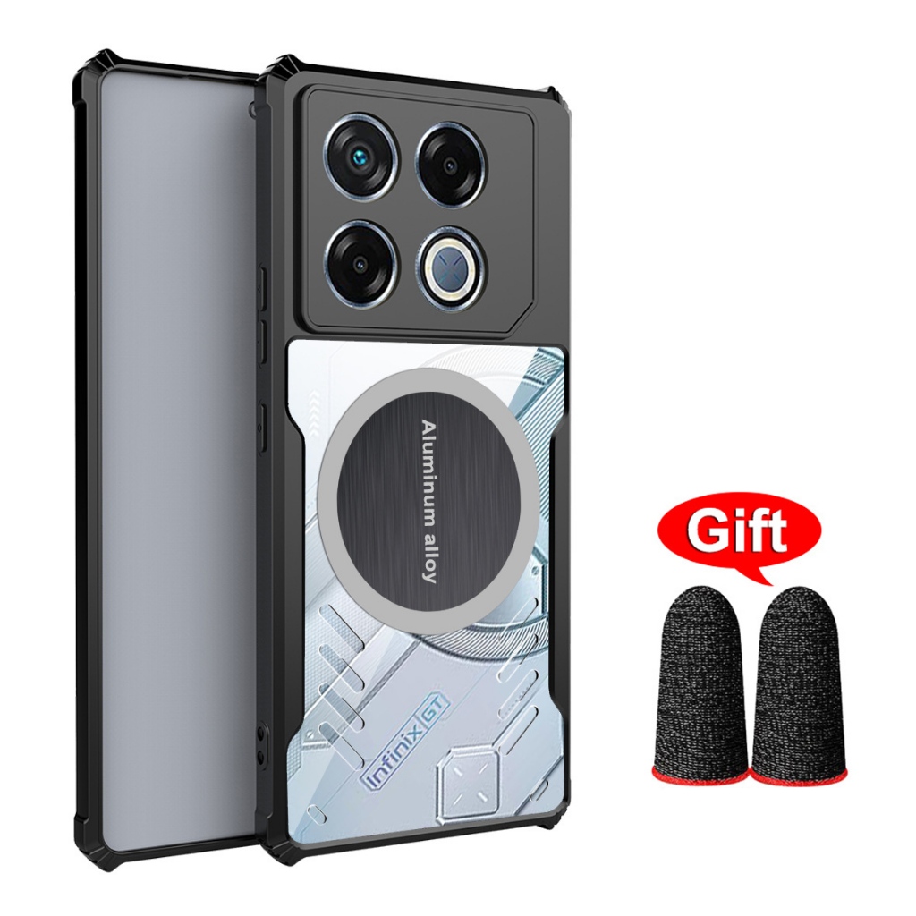 สําหรับ INFINIX GT 20 Pro 5G กรณีอลูมิเนียมกระจายความร้อนสําหรับ INF GT20 Pro Graphene Cooling ฝาครอ