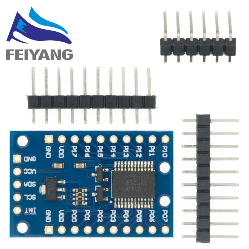Pcf8575 โมดูลขยาย IO พอร์ต Expander board DC 2.5-5.5V I2C การสื่อสารควบคุม 16 พอร์ต IO สําหรับ Arduino