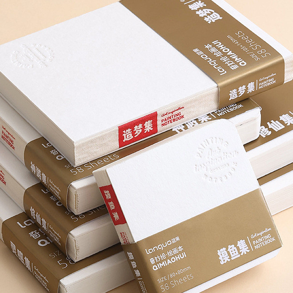 แบบพกพาปลาวาดภาพวาดอะคริลิคมาร์กเกอร์หนังสือ ร่างหนังสือ หมึกสีน้ํา