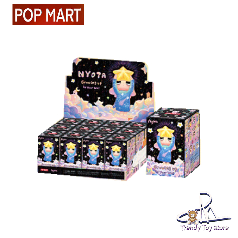 【พร้อมส่ง ของแท้】POPMART Nyota V2 Nyota Growing freely series Random box ของขวัญทํามือของเล่นน่ารัก/