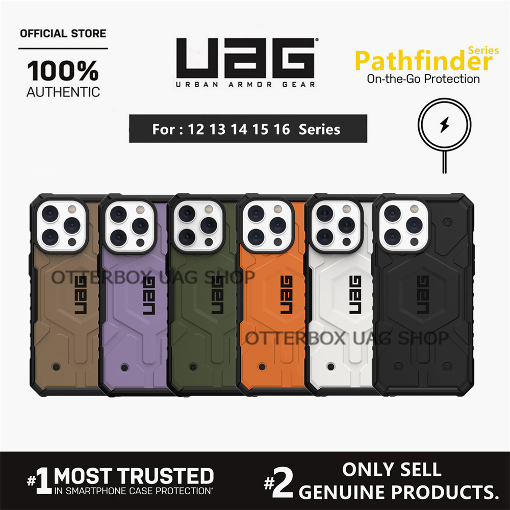 เคส UAG รุ่น Pathfinder with Magnetic - iPhone 16 15 14 Pro Max / 16 15 14 Pro / 16 15 14 Plus / 16 15 14 / 13 12 Pro Max / 13 12 Pro / 13 12