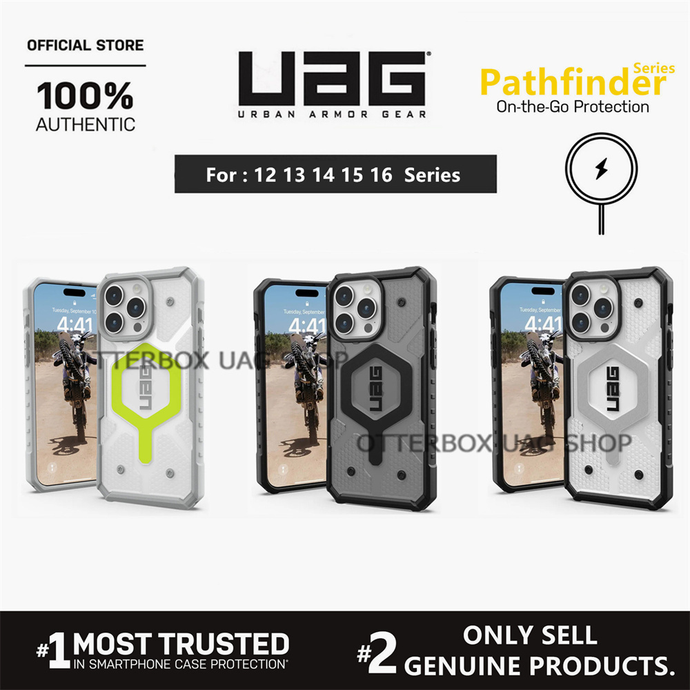 เคส UAG รุ่น Pathfinder With Magnetic - iPhone 16 15 14 Pro Max / 16 15 14 Pro / 16 15 14 Plus / 16 15 14 / 13 12 Pro Max / 13 12 Pro / 13 12
