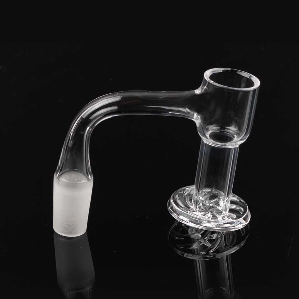 Fully Weld Quartz Banger Terrp Slurper Beveled Edge 10mm 14mm 18mm ชาย 45° 90° สําหรับ Glass Bong Dab Rig ท่อน้ํา DW694