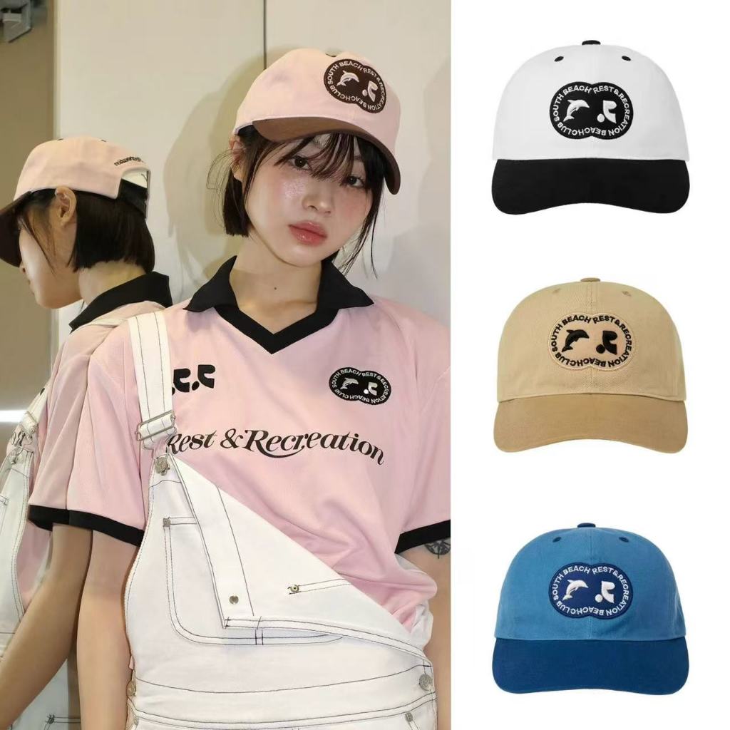 【xisixi.th】restandrecreation หมวกเบสบอล หมวกปีกสั้น Trucker Style Dad Hat, Cotton Soft Top Cap หมวก รวมรุ่นยอดฮิต