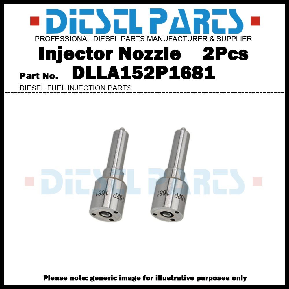 เคล็ดลับหัวฉีดหัวฉีดน้ํามันเชื้อเพลิงดีเซล 2 ชิ้น DLLA152P1681 0433172029 สําหรับ Mahindra Scorpio X