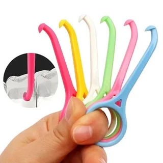 1 ชิ้นทันตกรรมพลาสติกตะขอกําจัดที่มองไม่เห็นที่ถอดออกได้วงเล็บ Extractor ลบ Aligner Clear Aligner สําหรับดูแลช่องปาก