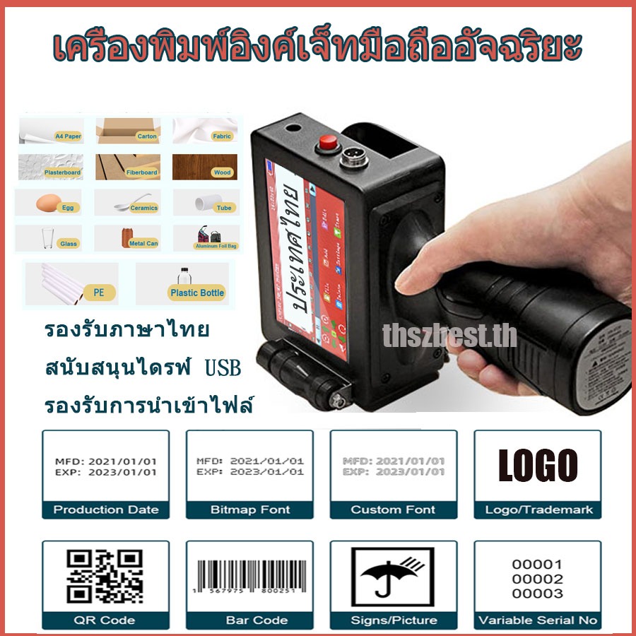 การผลิตถุงบรรจุภัณฑ์ เครื่องพิมพ์อิงค์เจ็ทระยะเวลา