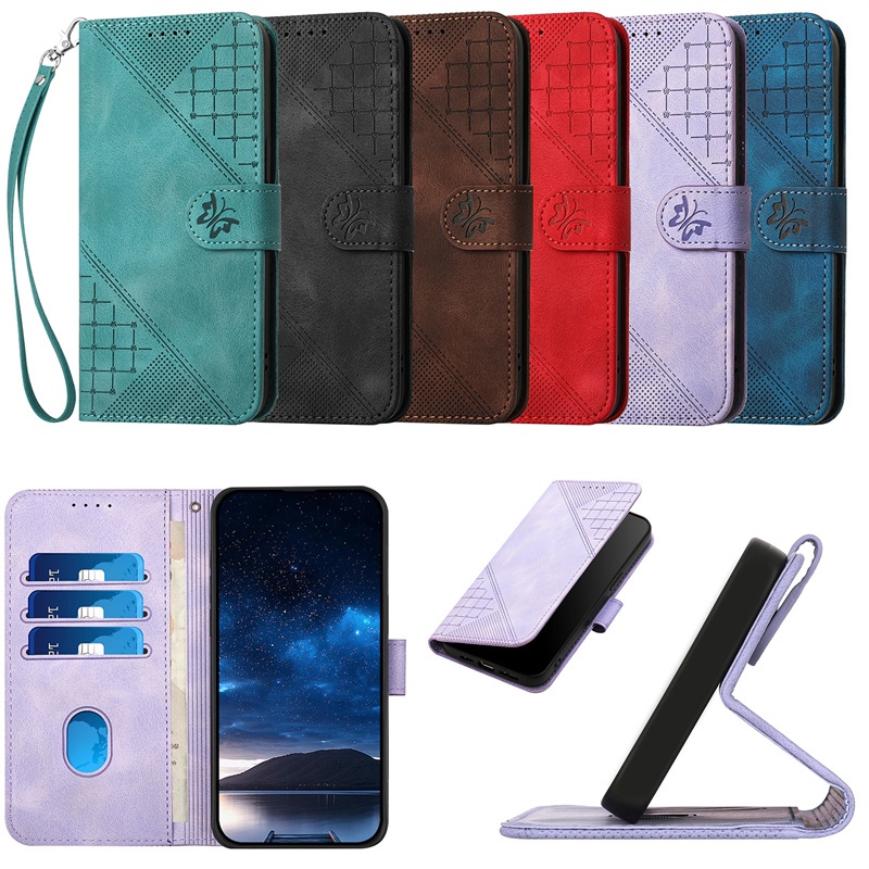 กระเป๋าสตางค์หนังสําหรับ Honor 100 200 Pro Smart Magic 5 Lite Play 6T Pro 30 Plus 5G Simple Flip Casing ธุรกิจขาตั้งฝาครอบป้องกัน