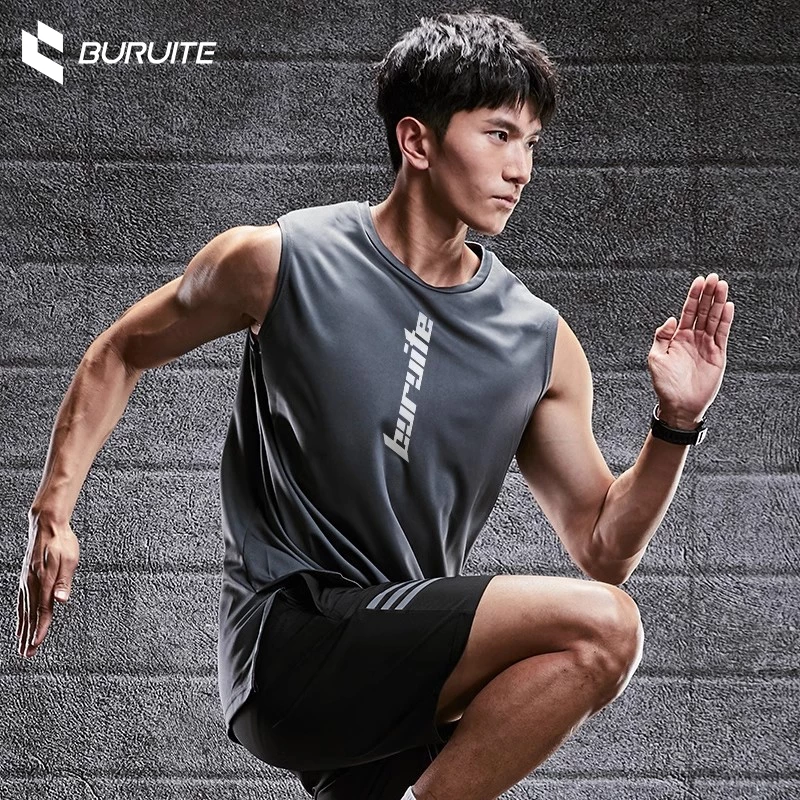 【BURUITE】หลายสี เสื้อวิ่งแขนกุด คำว่าเสื้อกล้ามวิ่ง ระบายอากาศ เสื้อกล้าม เหมาะสำหรับยิม
