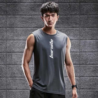 【BURUITE】หลายสี เสื้อวิ่งแขนกุด คำว่าเสื้อกล้ามวิ่ง ระบายอากาศ เสื้อกล้าม เหมาะสำหรับยิม
