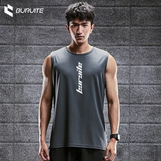 【BURUITE】หลายสี เสื้อวิ่งแขนกุด คำว่าเสื้อกล้ามวิ่ง ระบายอากาศ เสื้อกล้าม เหมาะสำหรับยิม