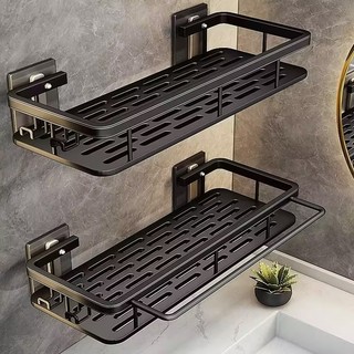 MEIDOO Drilling Free Wall Mounted Bathroom Cosmetic Rack