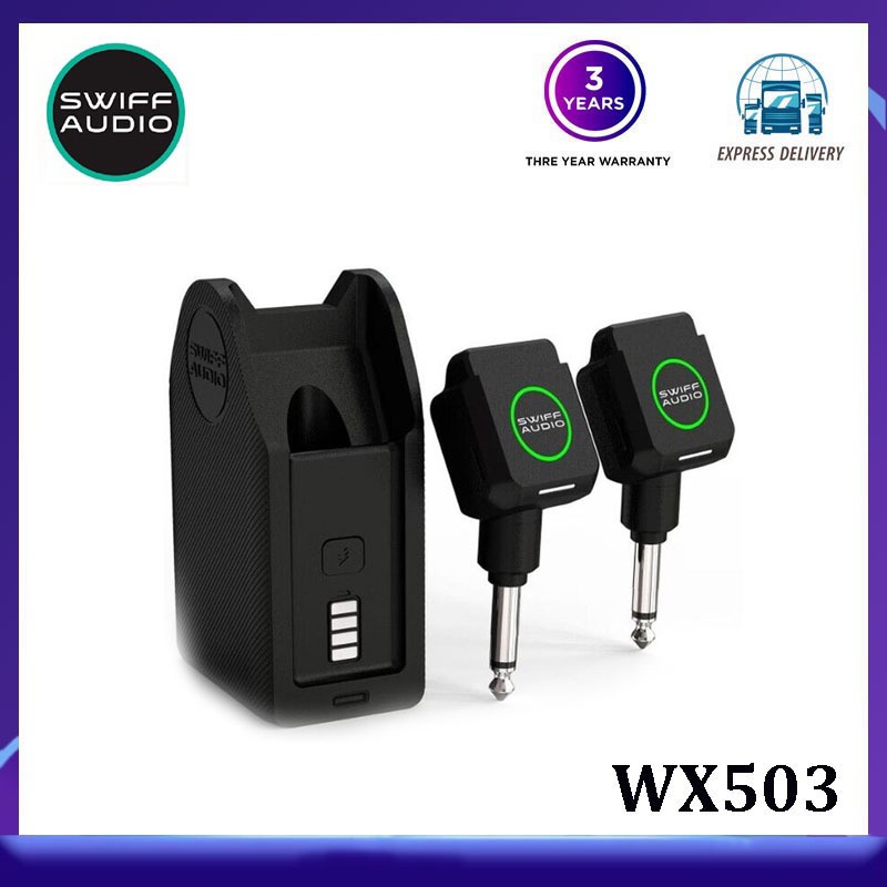 [พร้อมส่ง] Swiff AUDIO WX503 อุปกรณ์รับส่งสัญญาณดิจิทัลไร้สาย สําหรับกีตาร์อะคูสติก กีตาร์ไฟฟ้า เบส