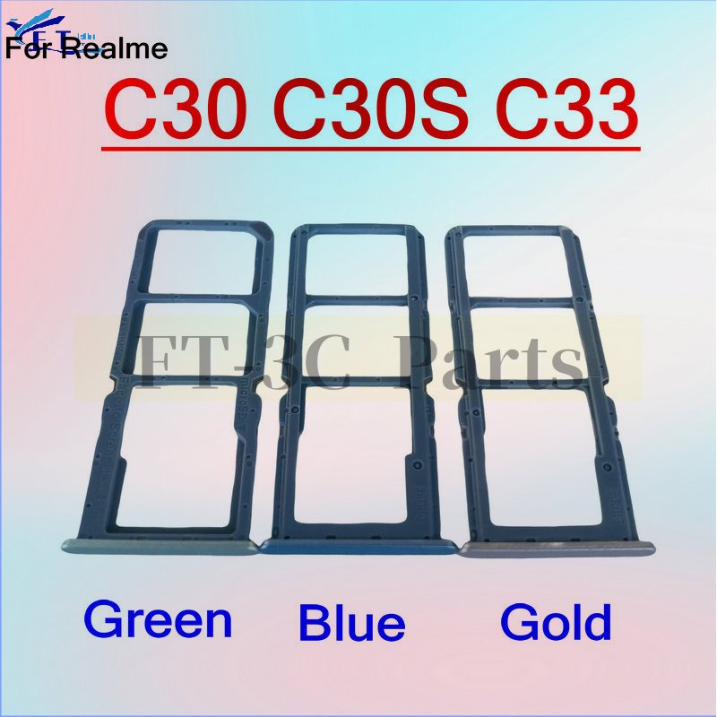 สําหรับrealme C30 C30S C33 ถาดซิมซิมการ์ดช่องใส่การ์ดผู้ถือบัตรอะไหล่