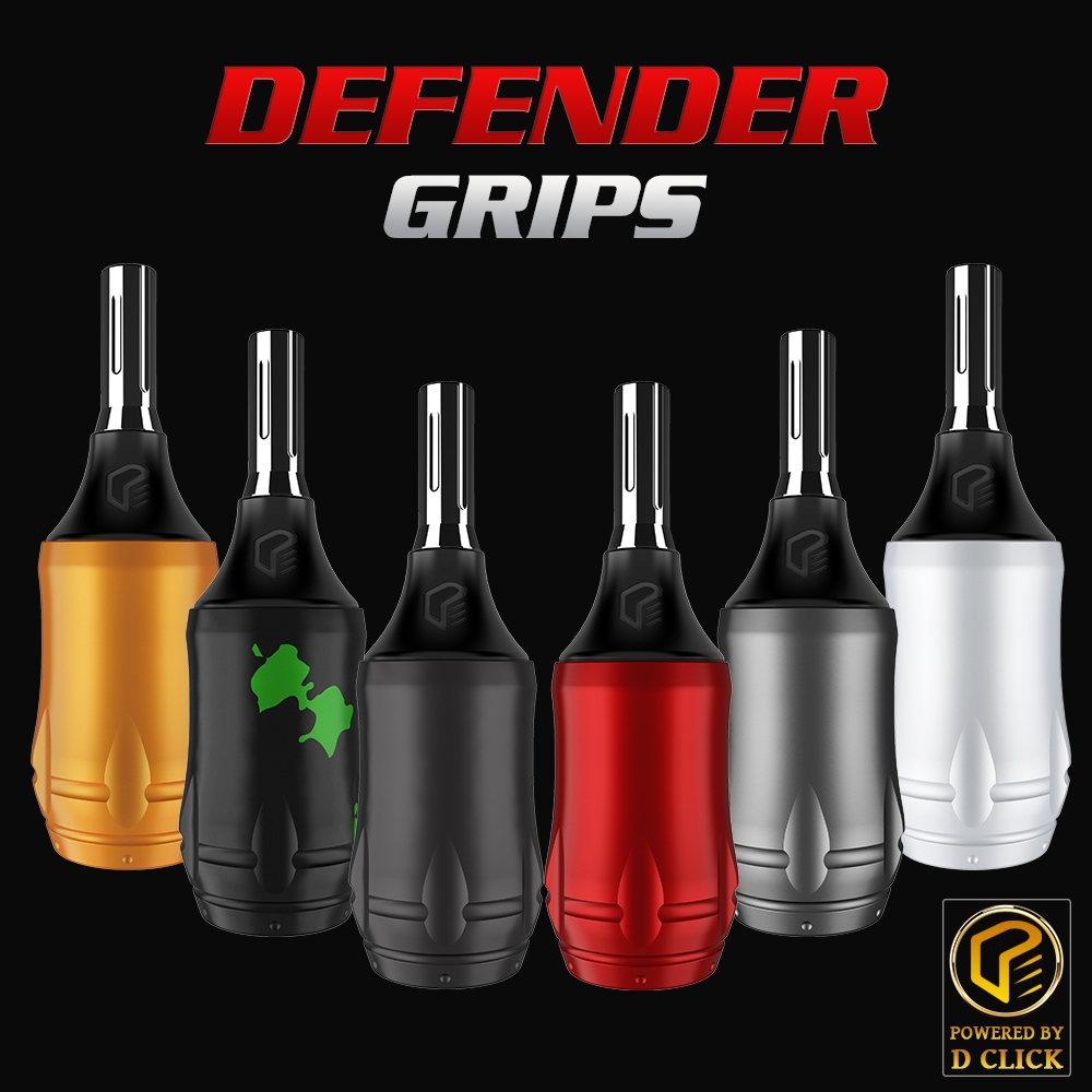 Defender Tattoo handle ด้ามจับตลับระบบคลิกแบบปรับได้