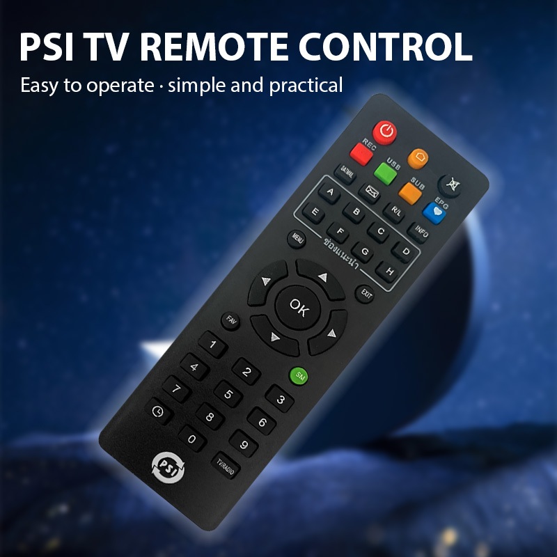 รีโมทคอนโทรล PSI ง่ายต่อการโอเปร่า ใช้งานได้จริง และผลิตจากวัสดุที่ทนทานและทนทานที่ทนต่อการตกและมีอายุการใช้งานแบตเตอรี่ยาวนาน